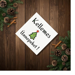 Hongaars feestdagen groeten servet