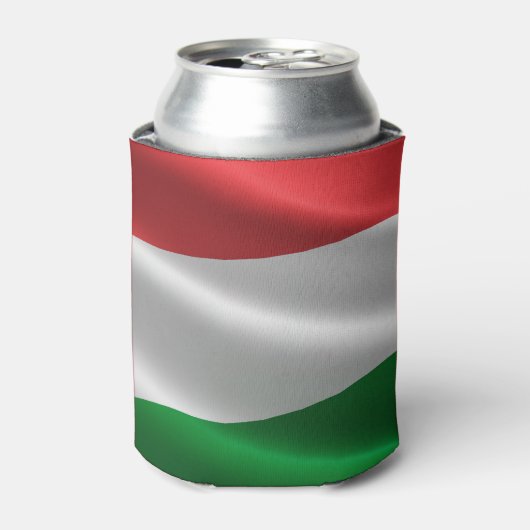 Hongaars Flag aangepaste monogram koelbox Blikjeskoeler (Blikje Voorkant)