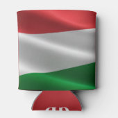 Hongaars Flag aangepaste monogram koelbox Blikjeskoeler (Achterkant)