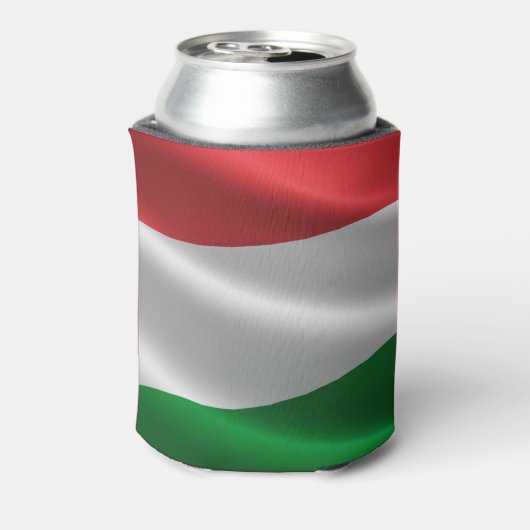 Hongaars Flag aangepaste monogram koelbox Blikjeskoeler (Blikje Achterkant)