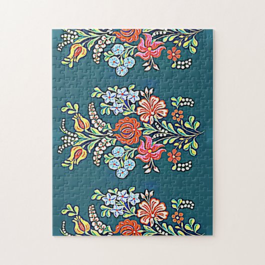 Hongaars Floral Pattern Legpuzzel (Verticaal)