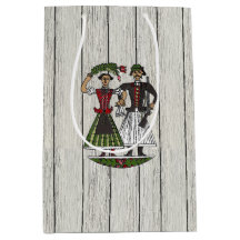 Hongaars Folk Art Bloemen en Rustiek Paar
