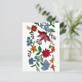 Hongaars Folkart Borduurwerk Briefkaart (Staand voorkant)