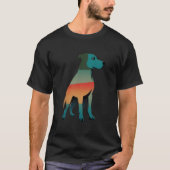 Hongaars honden zonsondergang T-shirt (Voorkant)