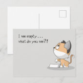 Hongaars Kat: Ik zie Lege Briefkaart (Voorkant / Achterkant)