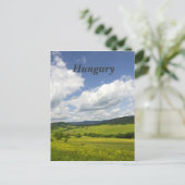 Hongaars landschap briefkaart (Staand voorkant)