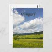Hongaars landschap briefkaart (Voorkant / Achterkant)
