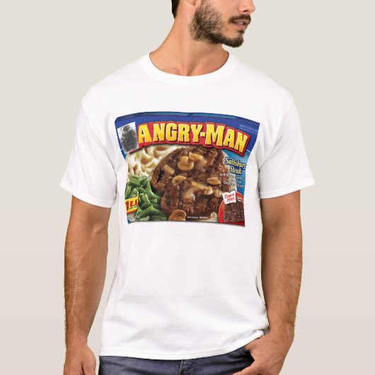 Hongaars man boos man t-shirt (Voorkant)