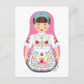 Hongaars Matryoshka Briefkaart (Voorkant)