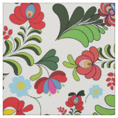 Hongaars Matyo Bloemmotief Stof (Swatch)