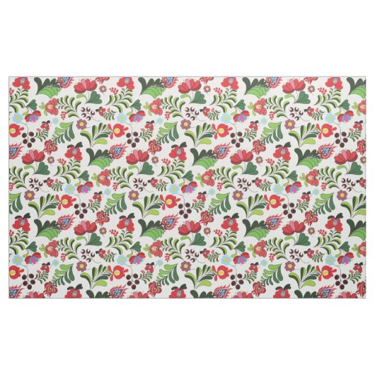 Hongaars Matyo Bloemmotief Stof (Yard (91,4 cm))