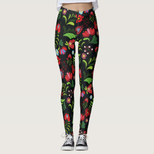 Hongaars Matyo Borduurpatroon Leggings