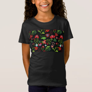 Hongaars Matyo Borduurwerk Patroon T-shirt