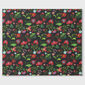 Hongaars Matyo Embroidery Design Cadeaupapier (Vlak)