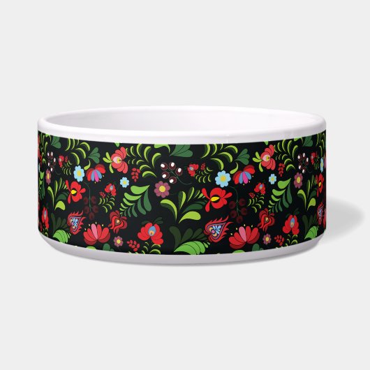 Hongaars Matyo Embroidery Pattern Voerbakje (Links)