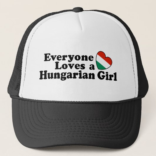 Hongaars meisje trucker pet (Voorkant)