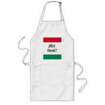 Hongaars "Mit fozol?" (Wat is kookend?) Apron