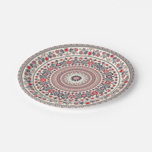 Hongaars model papieren bordje (Gekanteld)