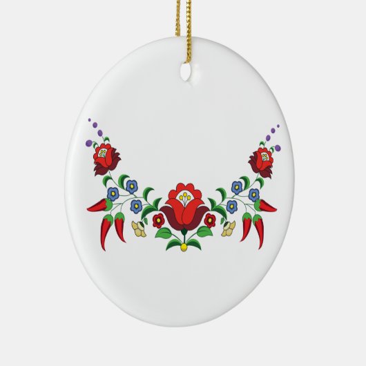 Hongaars ornament van florakkeramiek (Rechts)