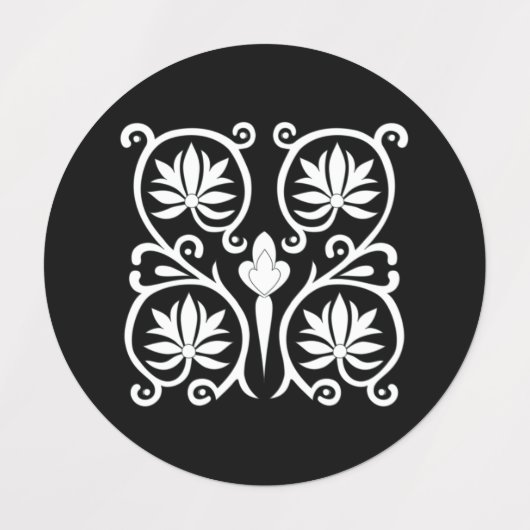 Hongaars oud volkspatroon labels (Design 5)