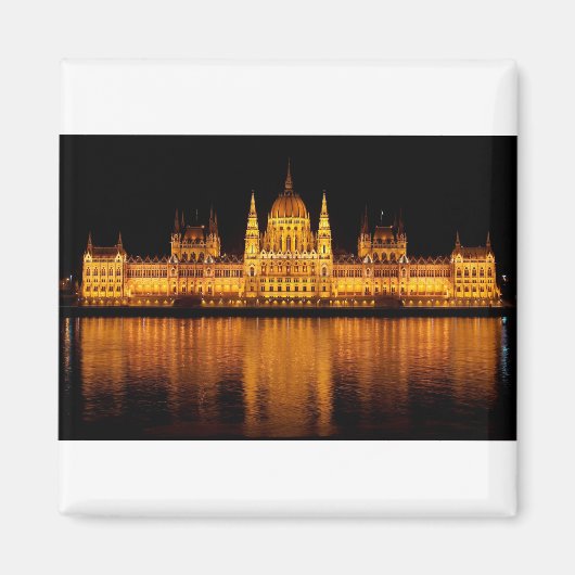 Hongaars parlement bij nacht magneet (Voorkant)