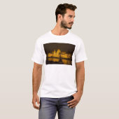 Hongaars parlement Boedapest 's nachts T-shirt (Voorkant volledig)