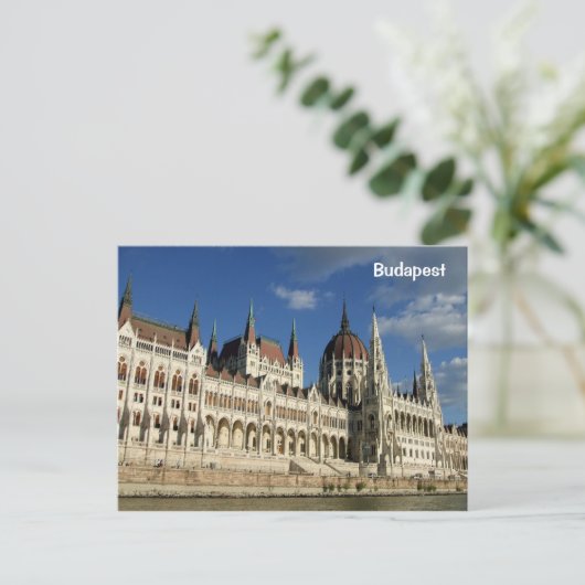 Hongaars parlement briefkaart (Staand voorkant)