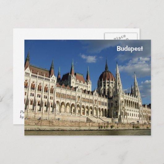 Hongaars parlement briefkaart (Voorkant / Achterkant)