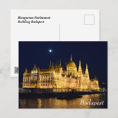 Hongaars parlement in Boedapest Briefkaart (Voorkant / Achterkant)