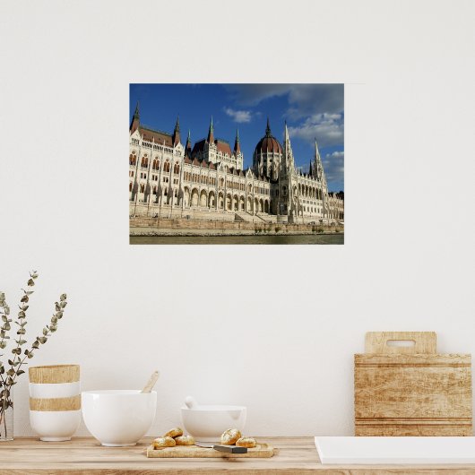 Hongaars parlement poster (Keuken)