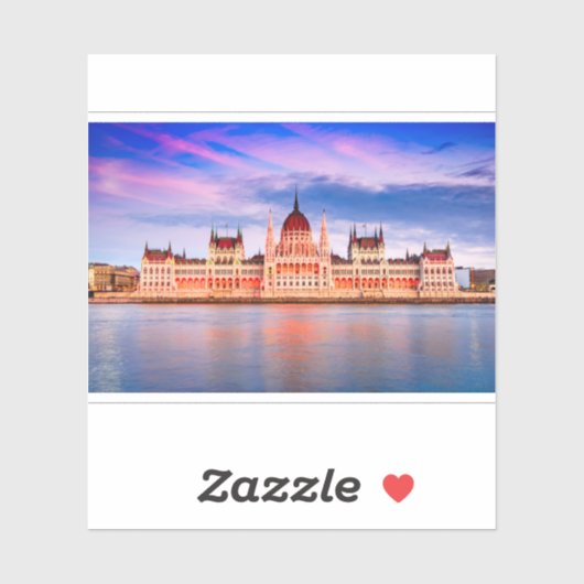 Hongaars parlement sticker (Vel)