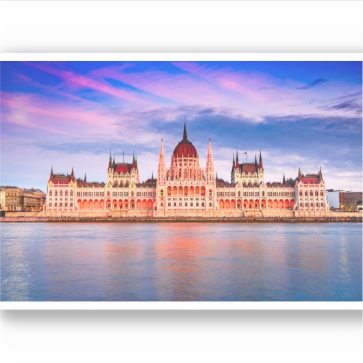 Hongaars parlement sticker (Voorkant)