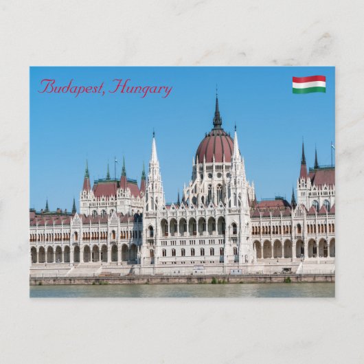 Hongaars parlementsgebouw in Boedapest Briefkaart (Voorkant)