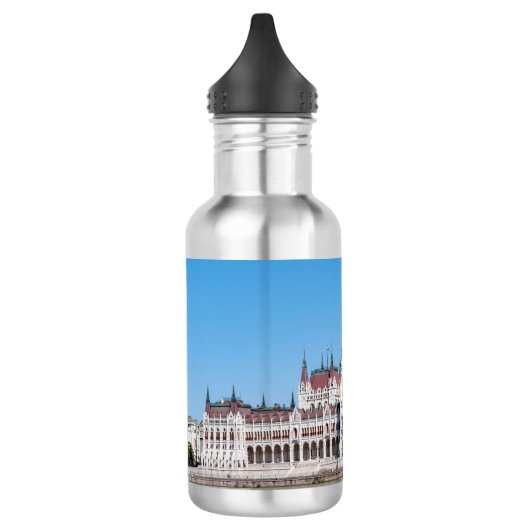 Hongaars parlementsgebouw in Boedapest Waterfles (Links)