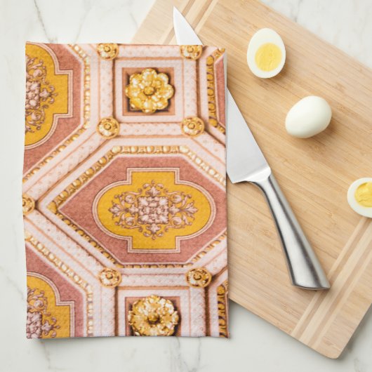 Hongaars plafond theedoek (Quarter Fold)