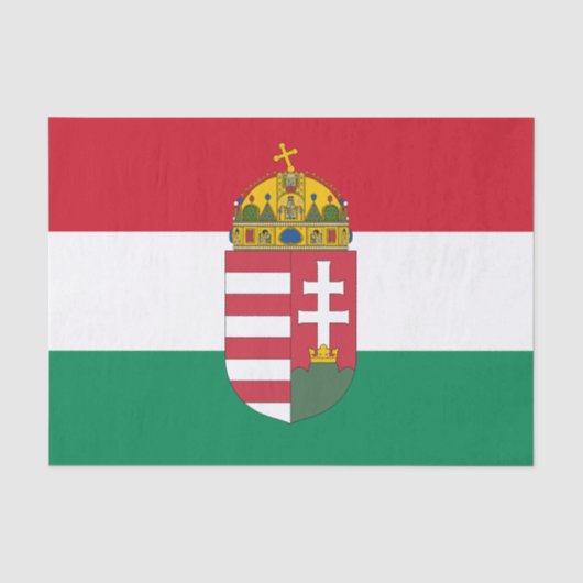 Hongaars tissuepapier, Hongaarse vlag tissuepapier (Voorkant)