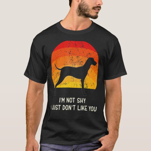 Hongaars Vizsla Dog Retro 5 T-shirt (Voorkant)