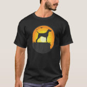 Hongaars Vizsla Dog Retro 8 T-shirt (Voorkant)