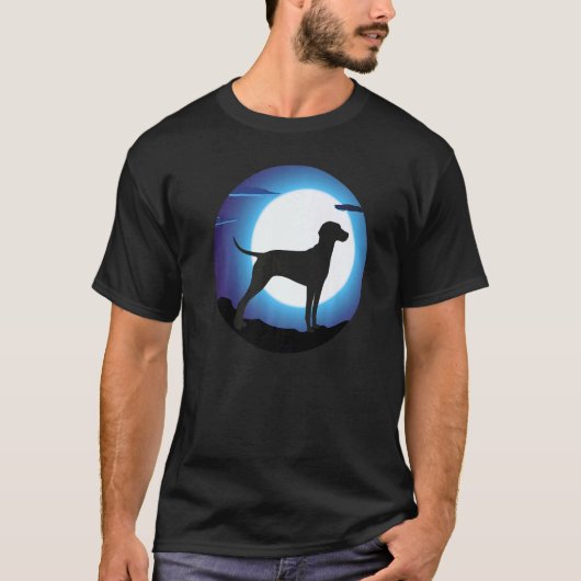 Hongaars Vizsla Dog Retro 9 T-shirt (Voorkant)
