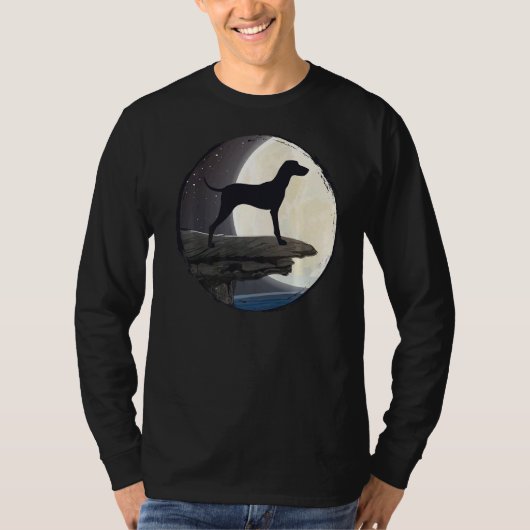 Hongaars Vizsla Dog Retro T-shirt (Voorkant)