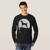 Hongaars Vizsla Dog Retro T-shirt (Voorkant volledig)