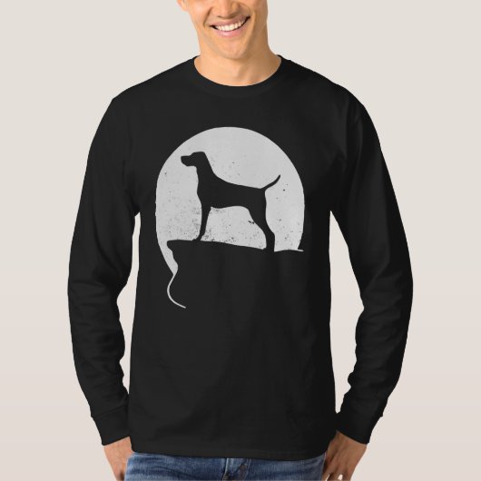 Hongaars Vizsla Dog Retro T-shirt (Voorkant)
