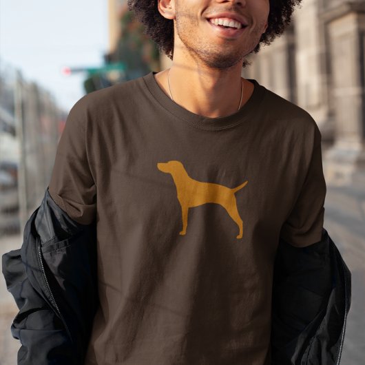 Hongaars Vizsla Hondenras Silhouet T-shirt