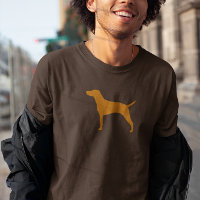 Hongaars Vizsla Hondenras Silhouet