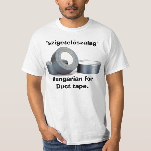 Hongaars voor kabelband t-shirt (Voorkant)