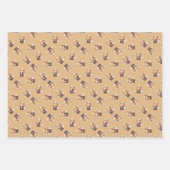 Hongaars Wirehaired Vizsla Schilderen Schattigee D Inpakpapier Vel (Voorkant 3)