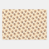 Hongaars Wirehaired Vizsla Schilderen Schattigee D Inpakpapier Vel (Voorkant)