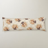 Hongaars Wirehaired Vizsla Schilderen Schattigee D Lichaamskussen (Achterkant)