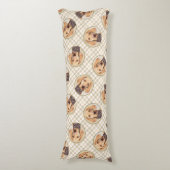 Hongaars Wirehaired Vizsla Schilderen Schattigee D Lichaamskussen (Voorkant Verticaal)