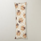 Hongaars Wirehaired Vizsla Schilderen Schattigee D Lichaamskussen (Achterkant (Verticaal))